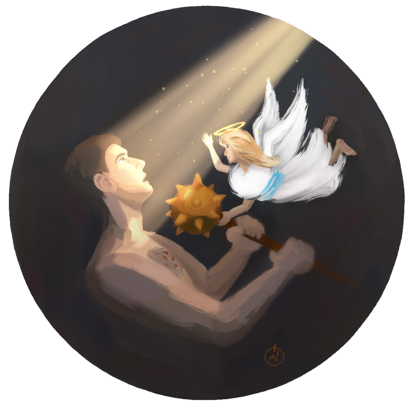 Ілюстрація до Пісні Григорія Сковороди "Що таке слава тепер?" від Олени Горецької