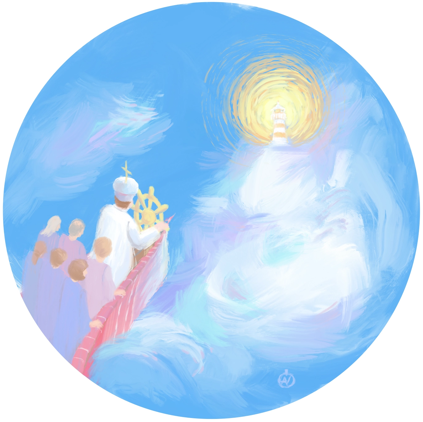 Ілюстрація до Пісні Григорія Сковороди "Поспѣшай, Гостю! поспѣшай!.." від Олени Горецької