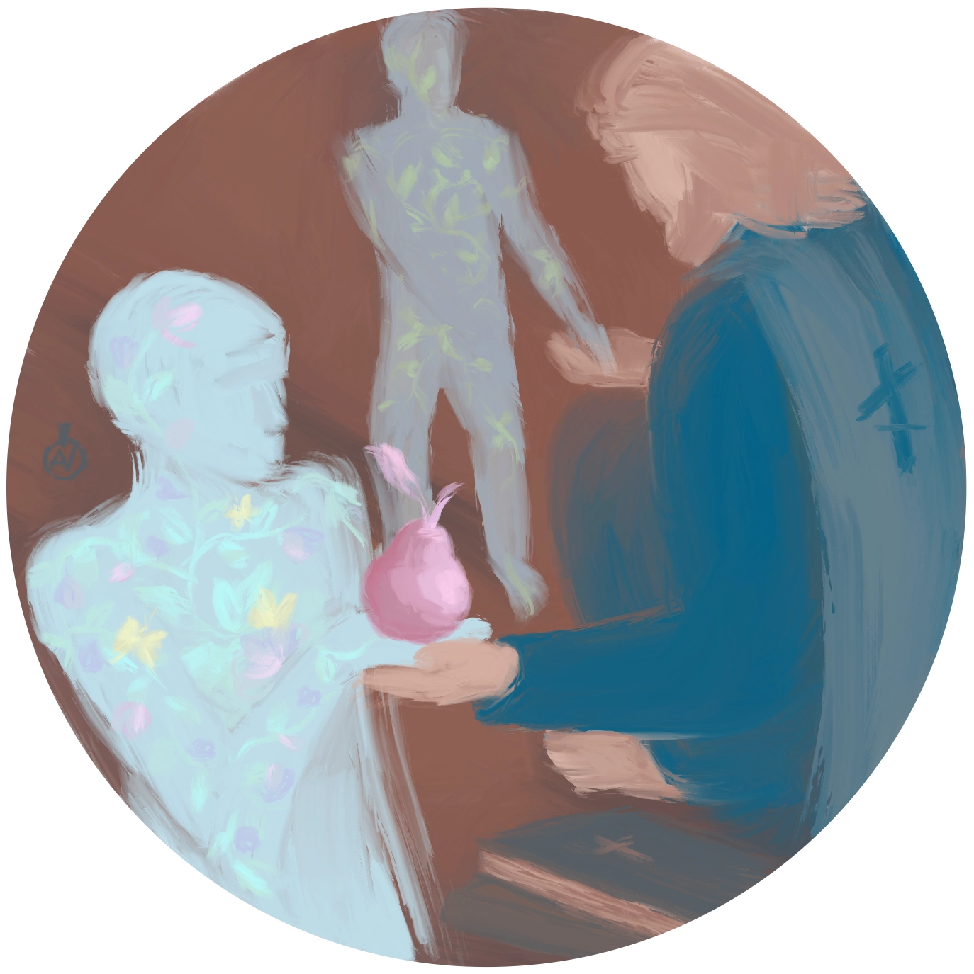 Ілюстрація до Пісні Григорія Сковороди "Вышних наук саде святый!.." від Олени Горецької