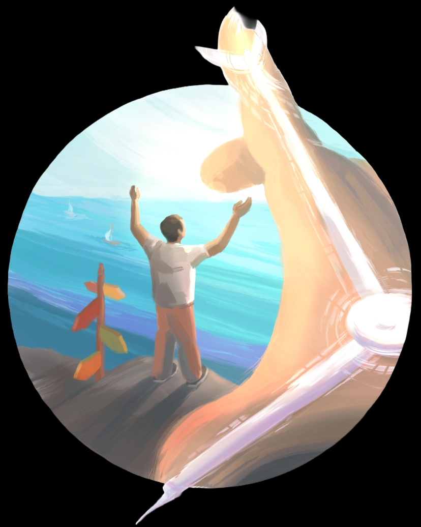 Ілюстрація Пісні "Святому Духу - Усяка голова має свій розум" Григорія Сковороди Ілюстрація до Пісні Григорія Сковороди "Святому Духу - Усяка голова має свій розум" від Олени Горецької