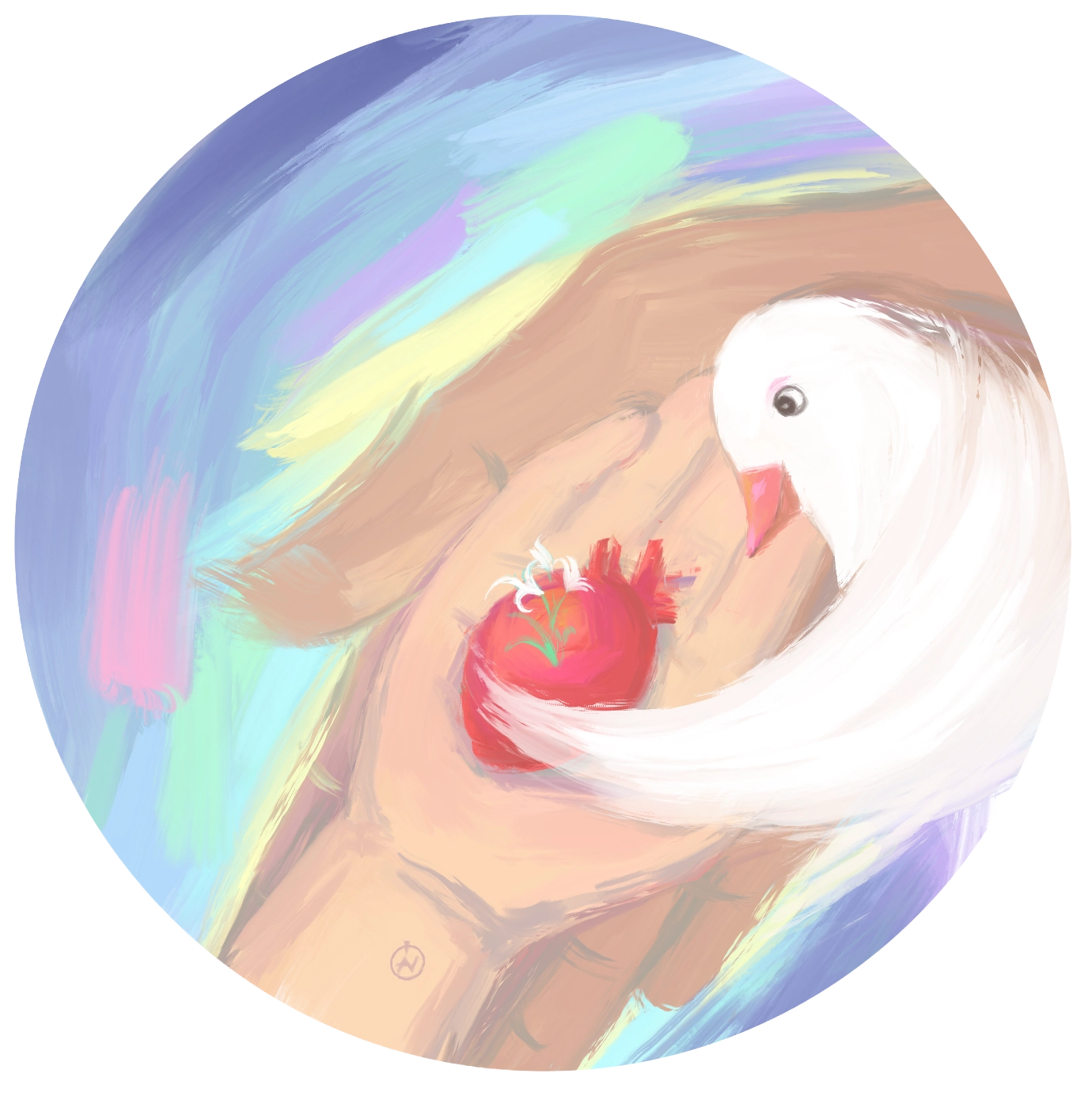 Ілюстрація Пісні "Хто серцем чистий і душею" Григорія Сковороди Ілюстрація до Пісні Григорія Сковороди "Хто серцем чистий і душею" від Олени Горецької