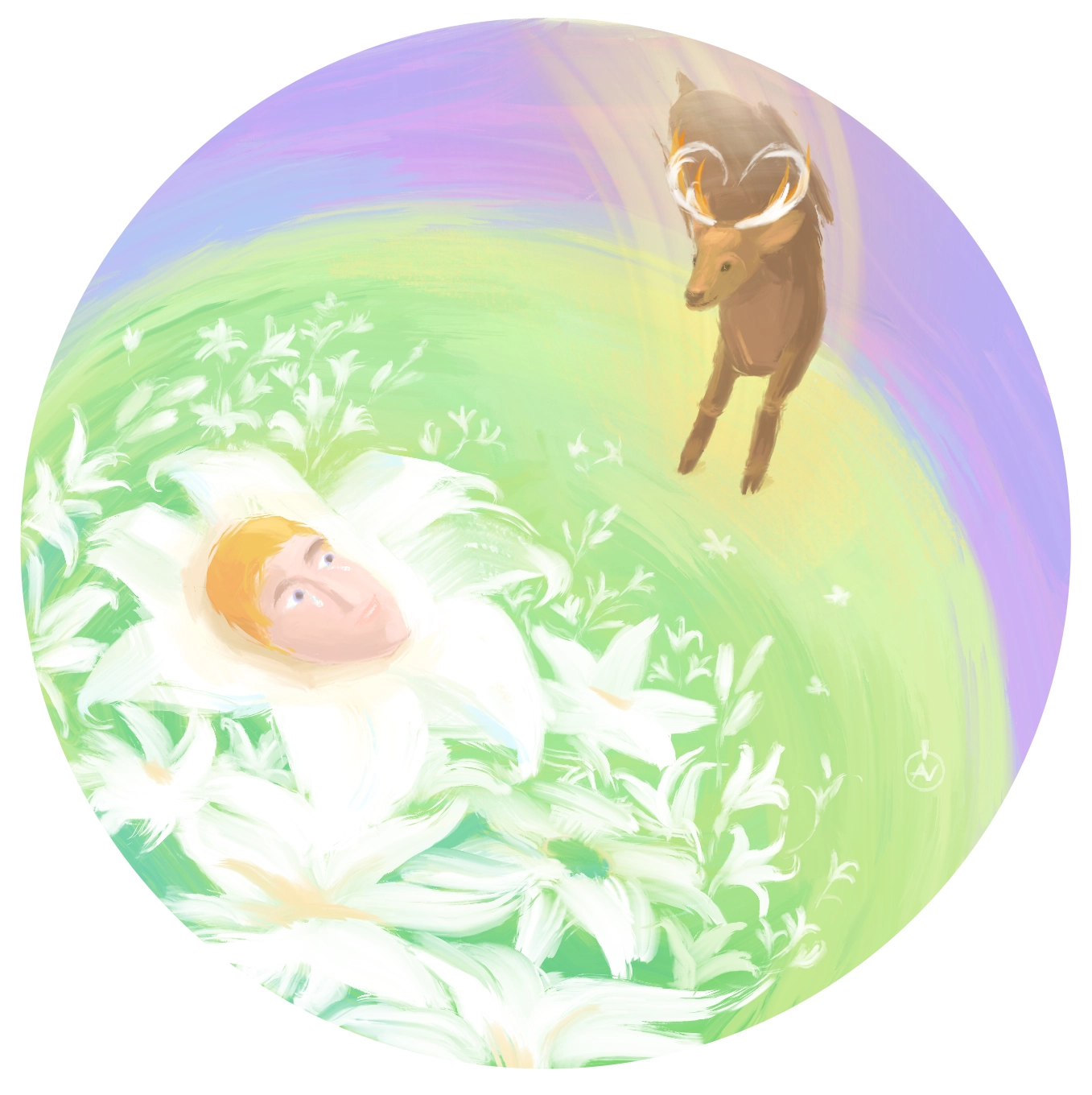 Ілюстрація Пісні "Щастя! Де ти живеш? Горлиці – скажіть!" Григорія Сковороди Ілюстрація до Пісні Григорія Сковороди "Щастя! Де ти живеш? Горлиці – скажіть!" від Олени Горецької