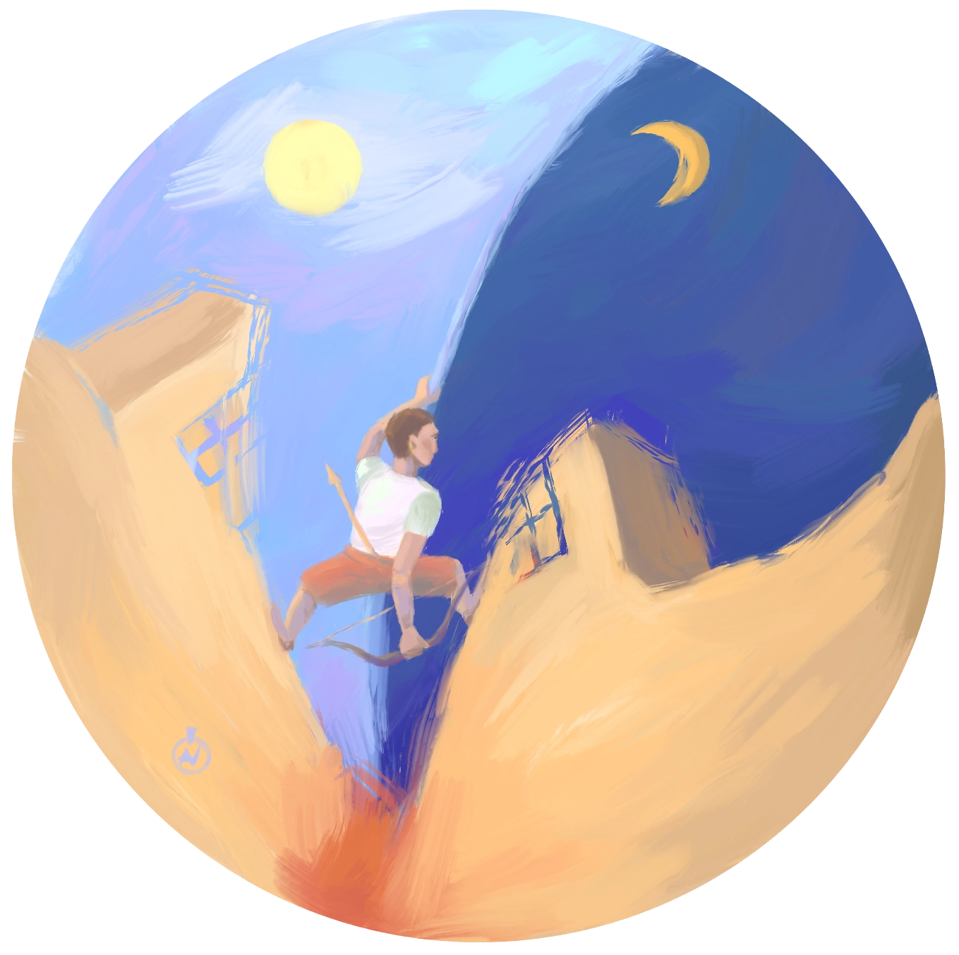 Ілюстрація Пісні "Пусти в далечінь погляд твій і промені розуму" Григорія Сковороди Ілюстрація до Пісні Григорія Сковороди "Пусти в далечінь погляд твій і промені розуму" від Олени Горецької