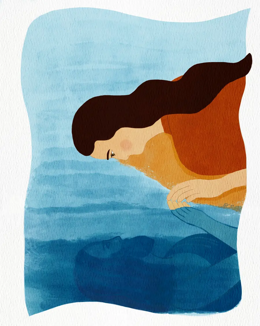 Ілюстрація до твору Григорія Сковороди - Наркіс. Розмова про те: Пізнай себе Ілюстрація до твору Григорія Сковороди - Наркіс. Розмова про те: Пізнай себе. Авторка: Олена Горецька.